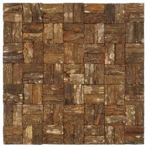  Mahogany Tree Bark 16.5 x 16.5 Wall Tile (6 Pcs./ 11.35 Sq 