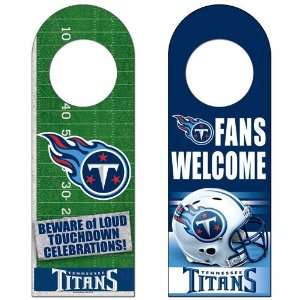  NFL Tennessee Titans Door Hanger: Sports & Outdoors