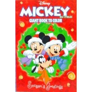   : MICKEY and FRIENDS (SEASONS GREETINGS) COLORING BOOK: Toys & Games