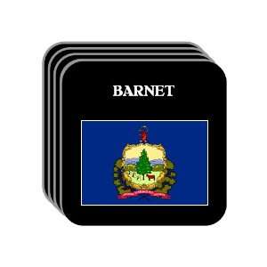 US State Flag   BARNET, Vermont (VT) Set of 4 Mini Mousepad Coasters