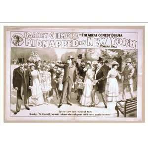 Historic Theater Poster (M), Barney Gilmore in the great comedy drama 