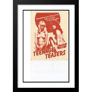 Teenage Teasers 32x45 Framed and Double Matted Movie Poster   Style A