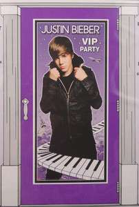 Justin Bieber Plastic VIP Party Door Sign Full Color!  