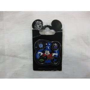  Disney Pin Sorcerer Mickey Parks Spinner: Toys & Games