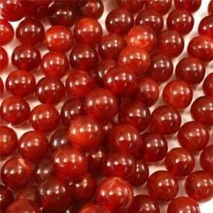  14mm Red Round Resin Beads Arts, Crafts & Sewing