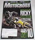 transworld motocross magazine oct 2010 ricky carmichael returns not 