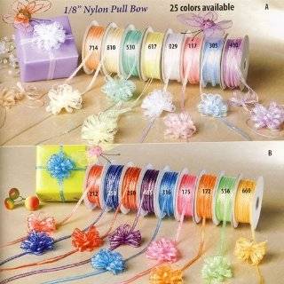  Organza Sheer Pull Bow Ribbon Ruffle Type with Iridescent 