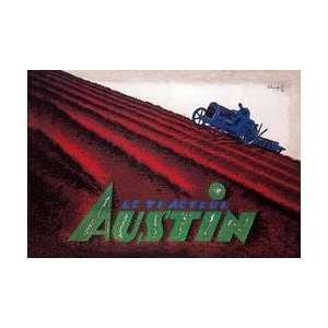  Le Tracteur Austin 20x30 poster