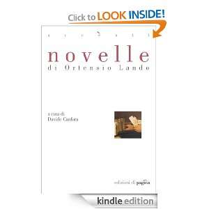 Novelle di Ortensio Lando (Paginealtre) (Italian Edition) Davide 