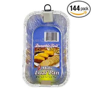   Foil D50050 6 Aluminum Mini Loaf Pan (12 Pack): Home Improvement