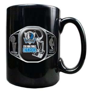  Dallas Mavericks 2011 NBA Champions Black Mug: Kitchen 