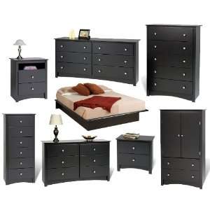   Bed Sonoma Collection in Black BBD 5475 K SONOMA Furniture & Decor