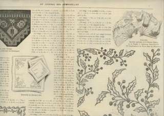 ORIGINAL JOURNAL DEMOISELLES July 1902 + PATTERN  