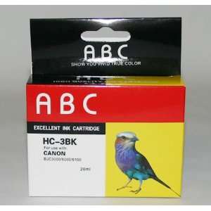  5 packs Black Compatible Canon BCI 3eBK ink cartridges for 