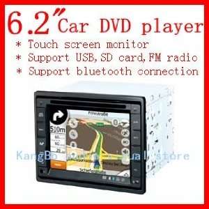  6.2 inch HD digital LCD touch screen car DVD player,6.2 inch car 