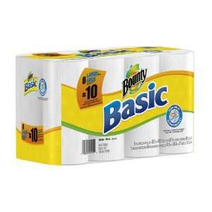  Bounty Basic Paper Towels Large Rolls, 8 Count Health 