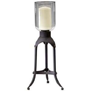  Franklin Raw Steel Iron Candle Holder: Home & Kitchen