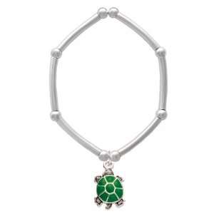  Turtle   Top Tube and Bead Charm Bracelet [Jewelry 