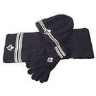 Toronto Mapleleafs Hat and Scarf Glove Knit Set CCM