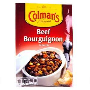 Colmans Beef Bourguignon Sachet 40g:  Grocery & Gourmet 