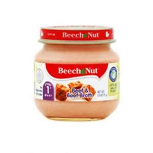 Beech Nut Stage 1 Beef & Broth   12 Pack  Grocery 