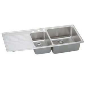  Stainless Steel 54 x 22 Double Basin Top Mount Kitchen Sink 