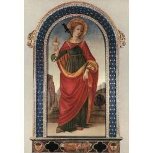   Inch, painting name St Lucy, By Lippi Filippino