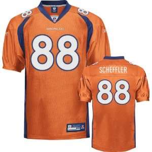 Tony Scheffler Jersey: Reebok Authentic Orange #88 Denver Broncos 