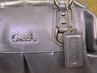   Iris Leather Shimmer Large Convertible Satchel Bag 15447 NWT  
