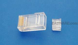 50x Cat6 Cat.6 (Cat5e) Shielded RJ45 8P8C Modular Plug  