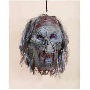  Hanging Zombie Head With Hair (1 per package) Toys 