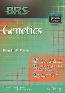 BARNES & NOBLE  BRS Genetics by Ronald W. Dudek, Lippincott Williams 