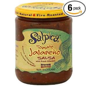 Salpica Tomato Jalapeno Salsa, 16 Ounce Units (Pack of 6)  