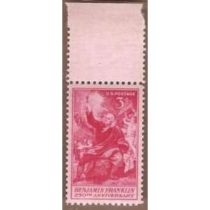  Postage Stamp US Benjamin Franklin 250th Anniv Sc 1073 MNH 