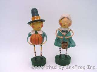 Lori Mitchell ~ TOM & GOODIE ~ PILGRIM FIGURINES  