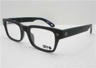 SPY + Braden Matte Black 49mm New 100% Authentic Eyeglass Frame  