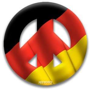  Peace Symbol Magnet of Germany Flag by MEYOTO LLC 