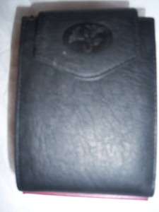 Ladies Stunning Black Coin billfold Leather Wallet  