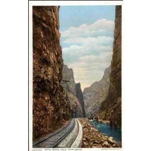  Reprint Royal Gorge CO   From Above 1900 1909