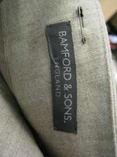 BAMFORD & SONS Tan Wool Pencil Skirt Sz 40  