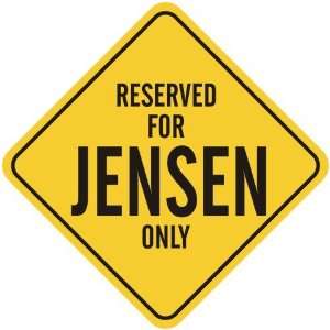   RESERVED FOR JENSEN ONLY  CROSSING SIGN
