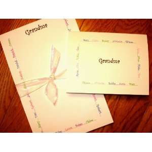  Personalized Note Cards and Notepad Gift Set with Added 