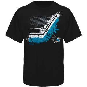 San Jose Sharks Black In Stick Tive T Shirt:  Sports 