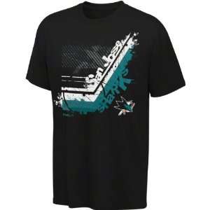  San Jose Sharks Black Youth In Stick Tive T Shirt: Sports & Outdoors