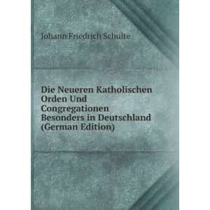   Orden Und Congregationen Besonders in Deutschland (German Edition