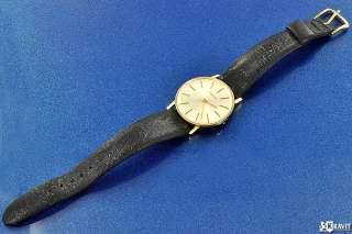 Unusual 18K Mens Cartier Wrist Watch C.1965.  