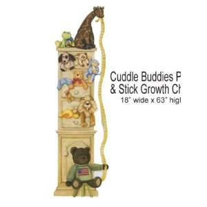   and Sisters Volume 4 Cuddle Buddies Peel & Stick Growth Chart BZ9272M