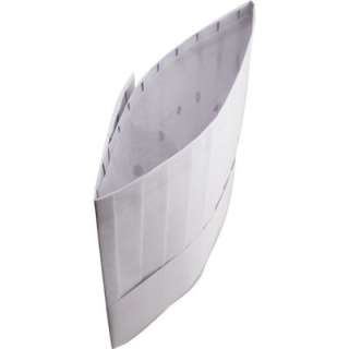 Professional Disposable White Paper Chef Hats 10 Pack 811642021755 