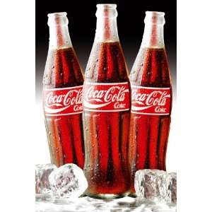   General Posters: Coca Cola   3 Bottles Ice   91.5x61cm: Home & Kitchen