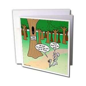   Time Share Cartoon   Greeting Cards 6 Greeting Cards with envelopes